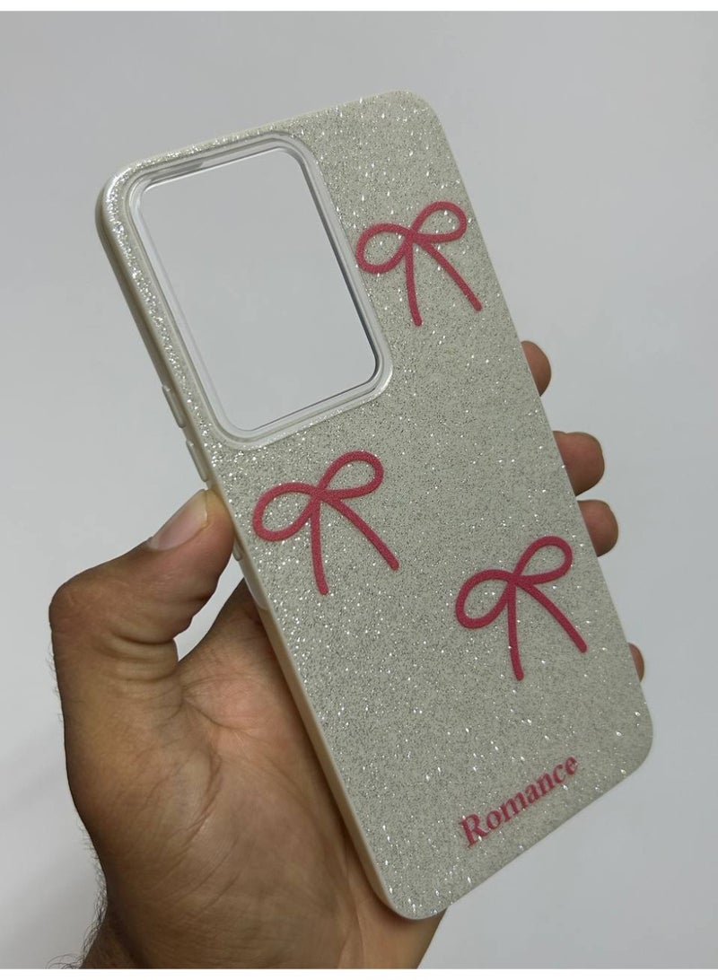 Romace Bowknot Back Case Compatible with Phone Oppo Reno 13 5G - Image 2